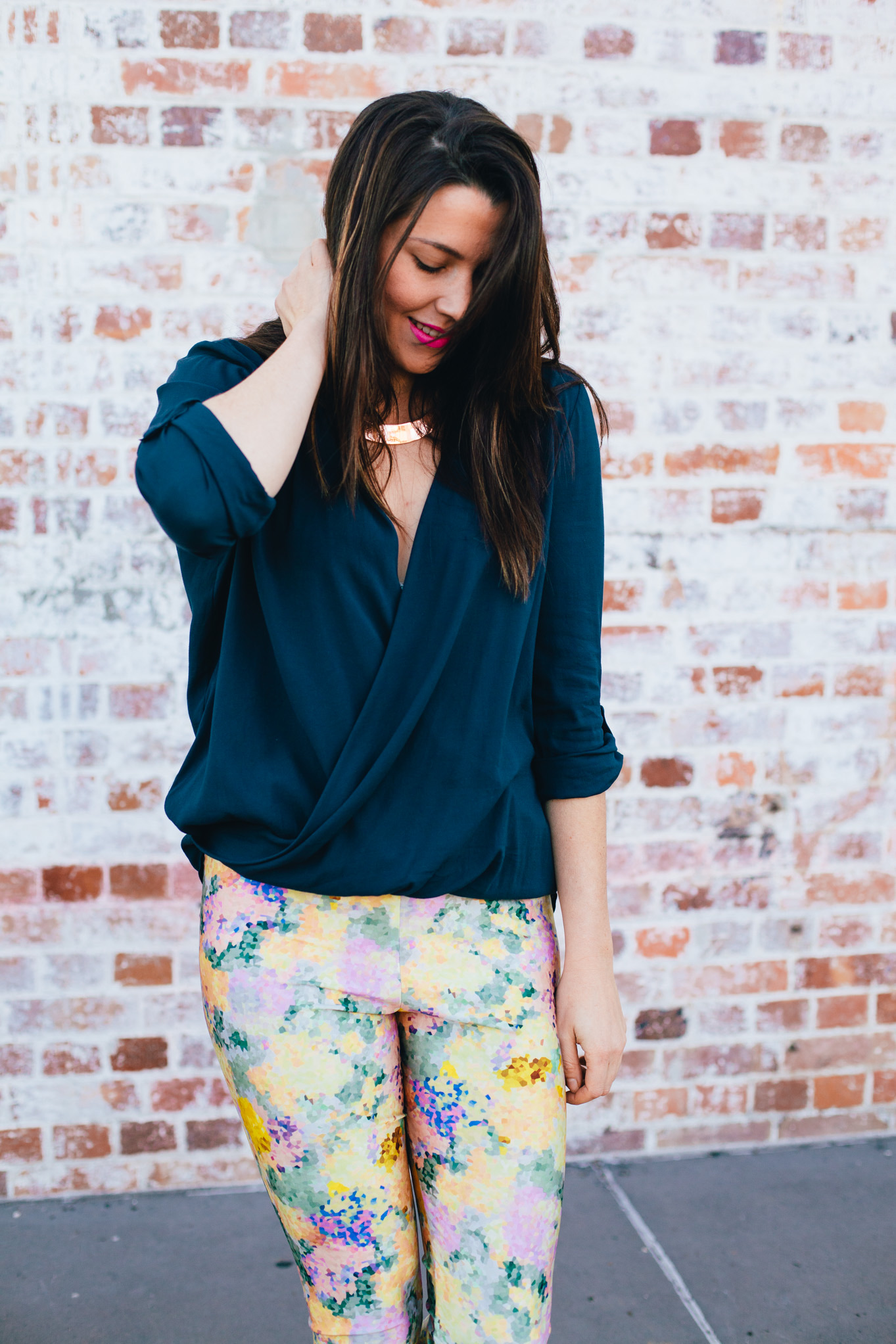 Ada Spragg: DIY Leggings + Wrap-front Blouse